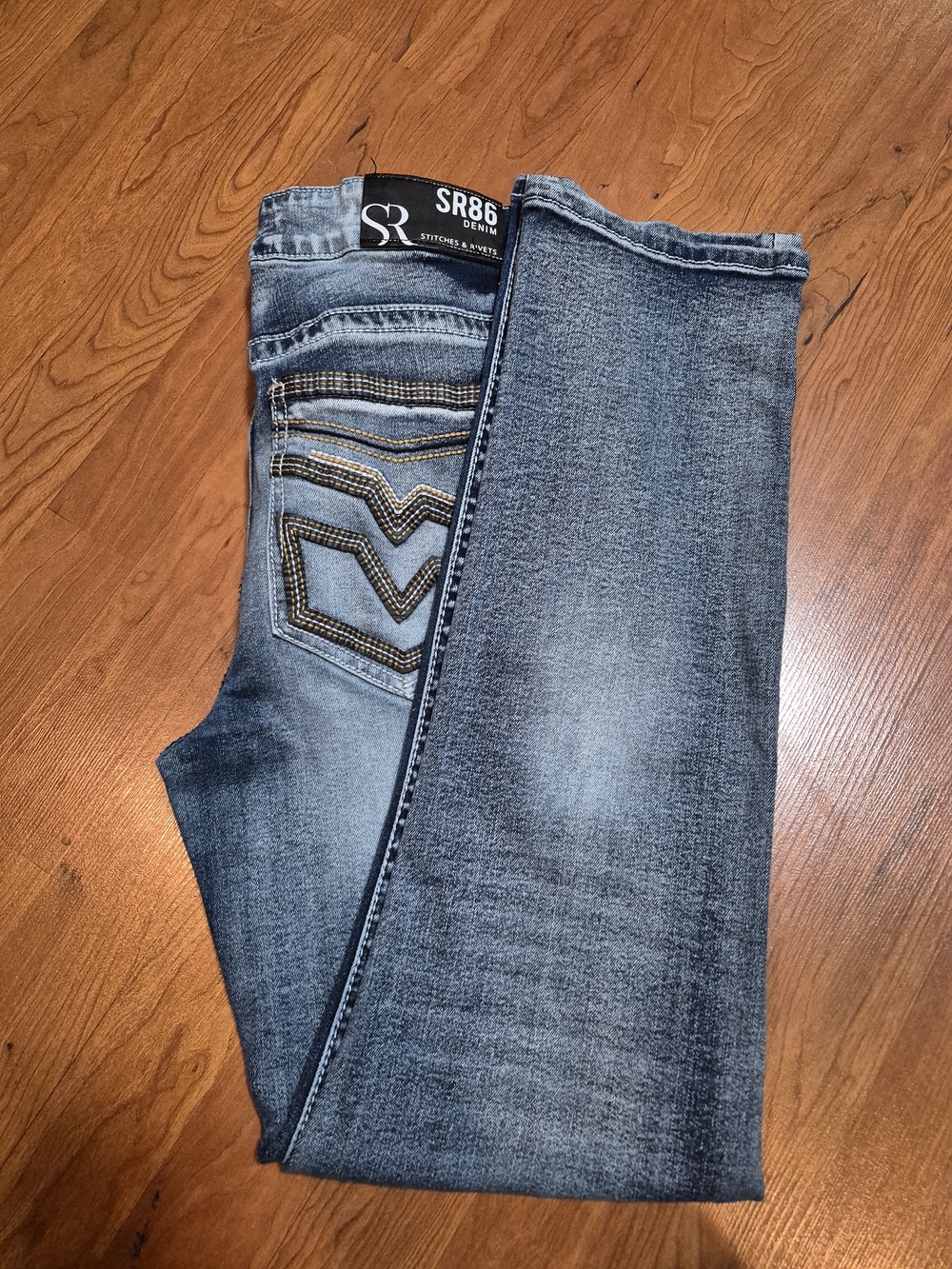 Denim Men’s Blue Washed Jeans